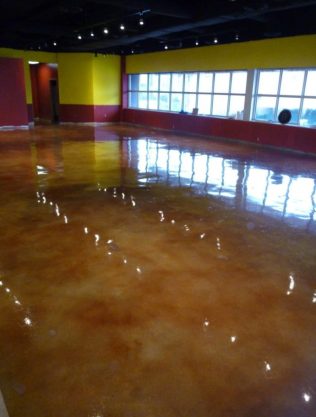Commercial Metallic Epoxy Commercial Project